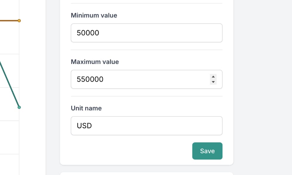 Customize scale and unit