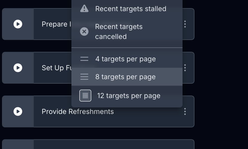 Targets Limits