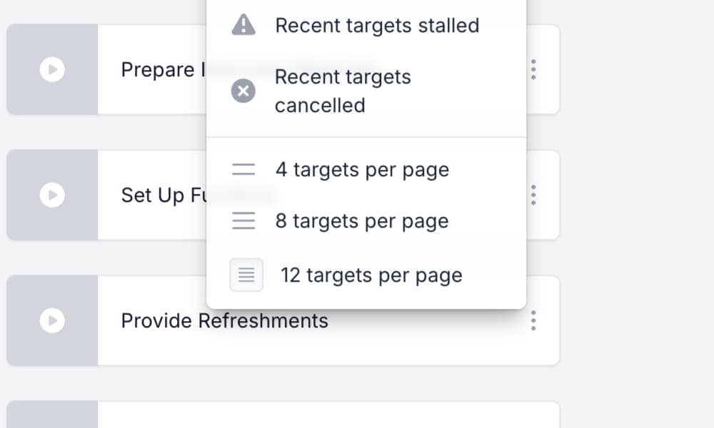 Targets Limits