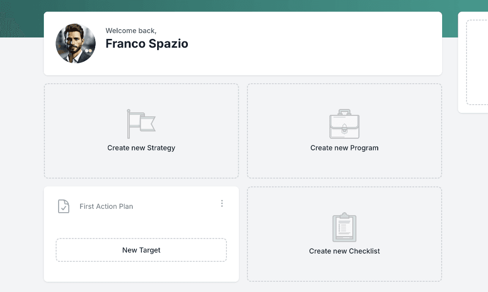 Action Plan in Home Page